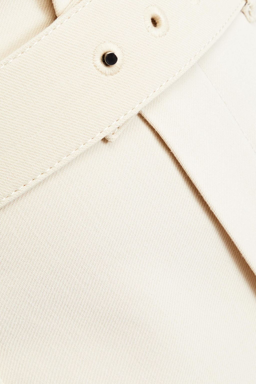 BRUNELLO CUCINELLI Pleated belted twill straight-leg pants