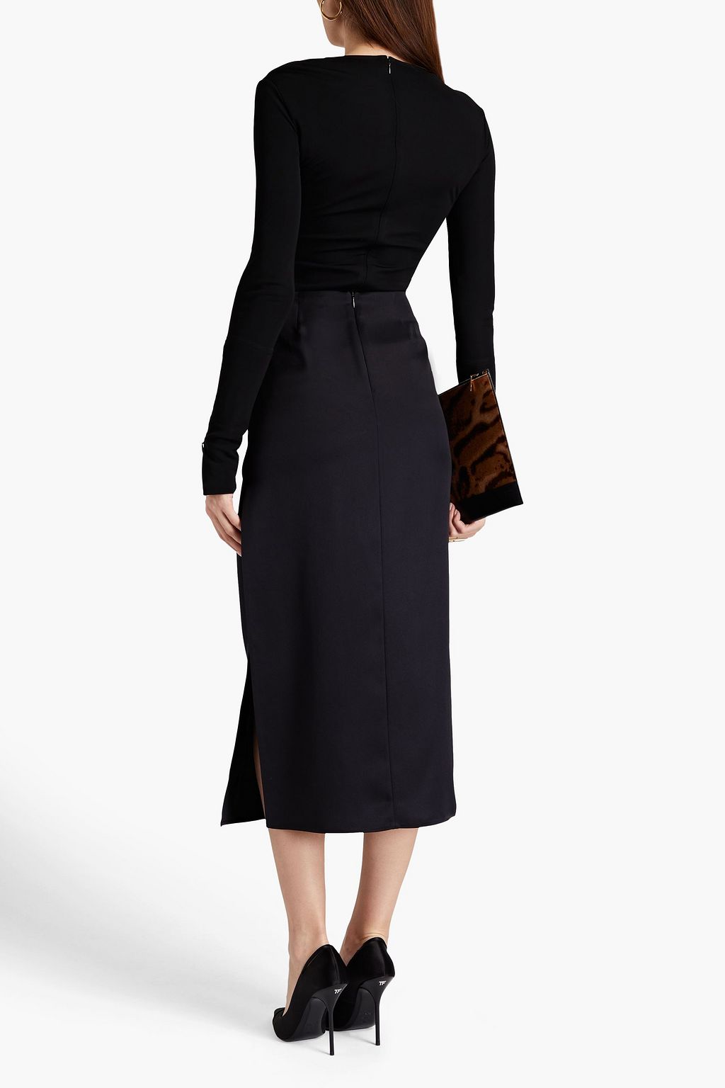 VICTORIA BECKHAM Cutout crepe top