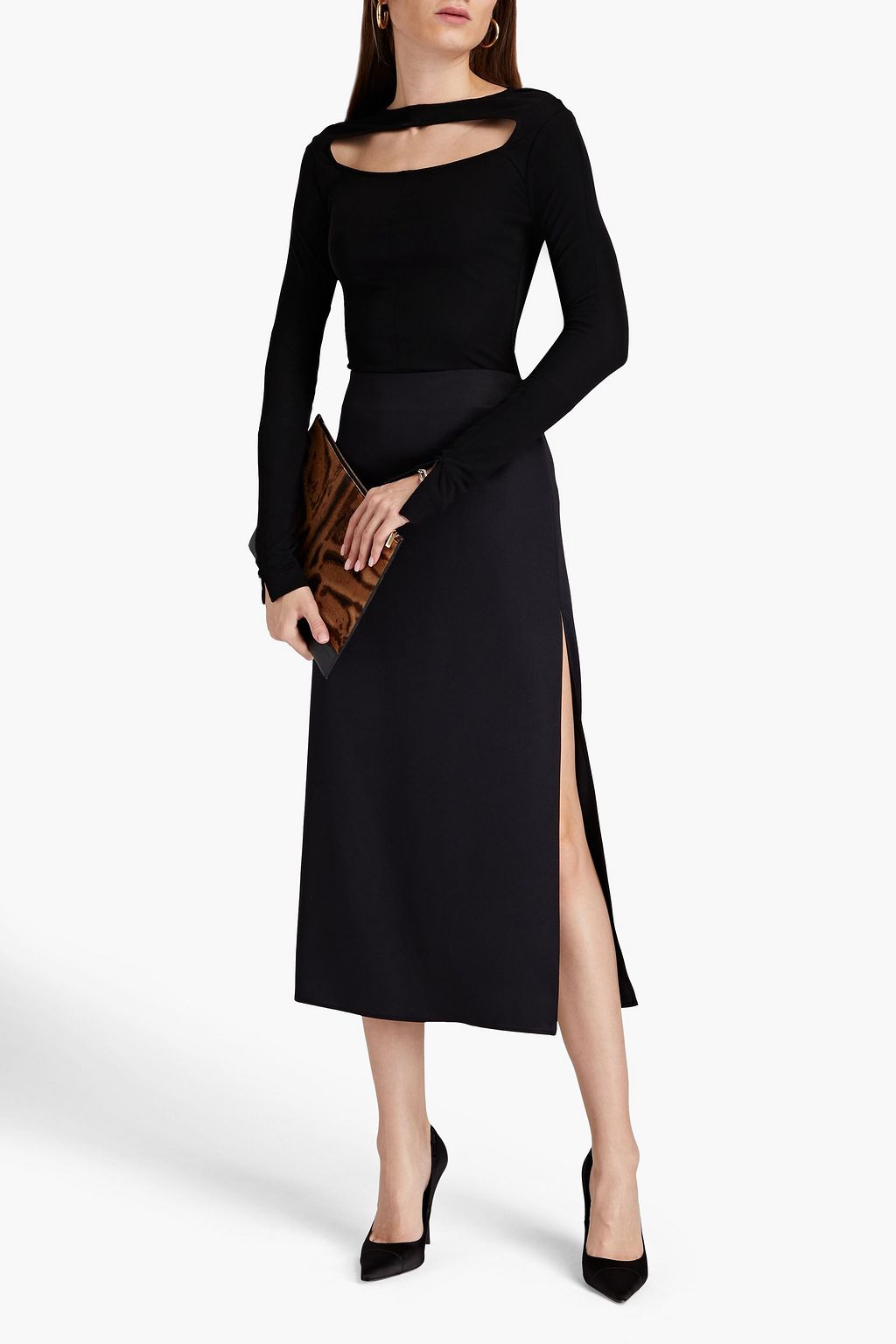 VICTORIA BECKHAM Cutout crepe top