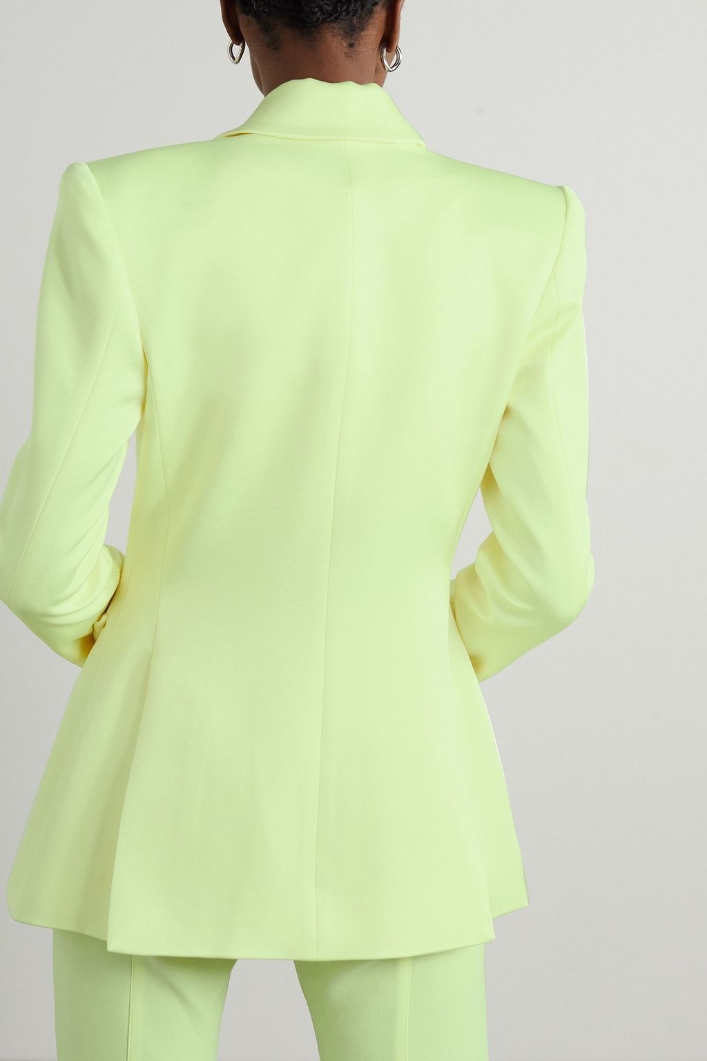 ALEX PERRY Manon satin-crepe blazer