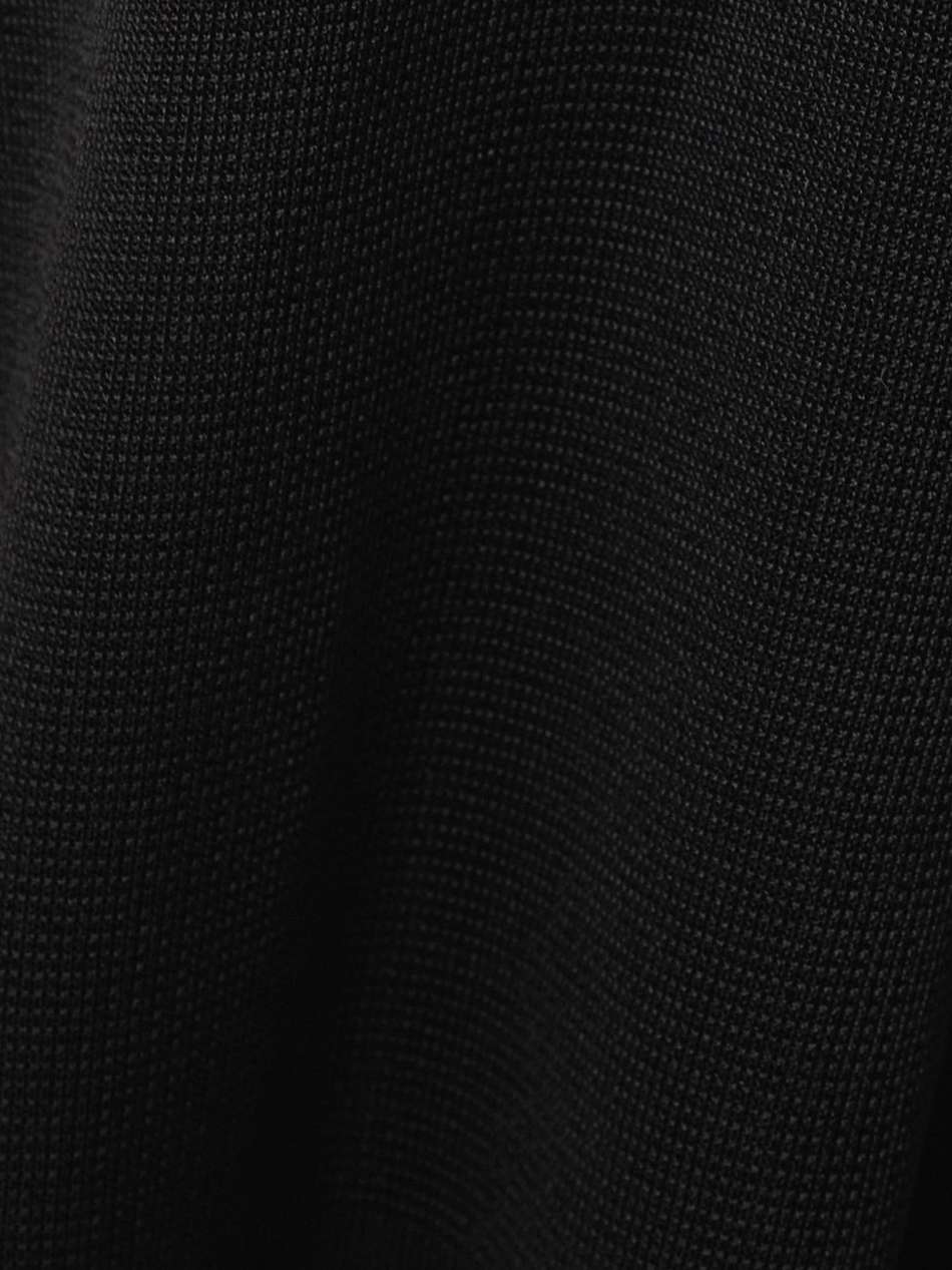 perforated stretch-knit gown
