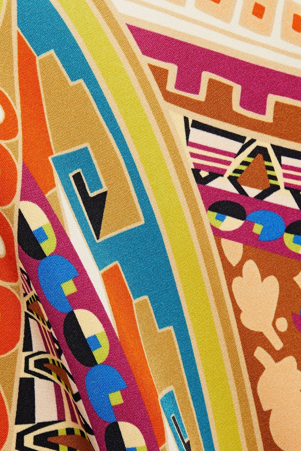 ETRO Printed jersey top
