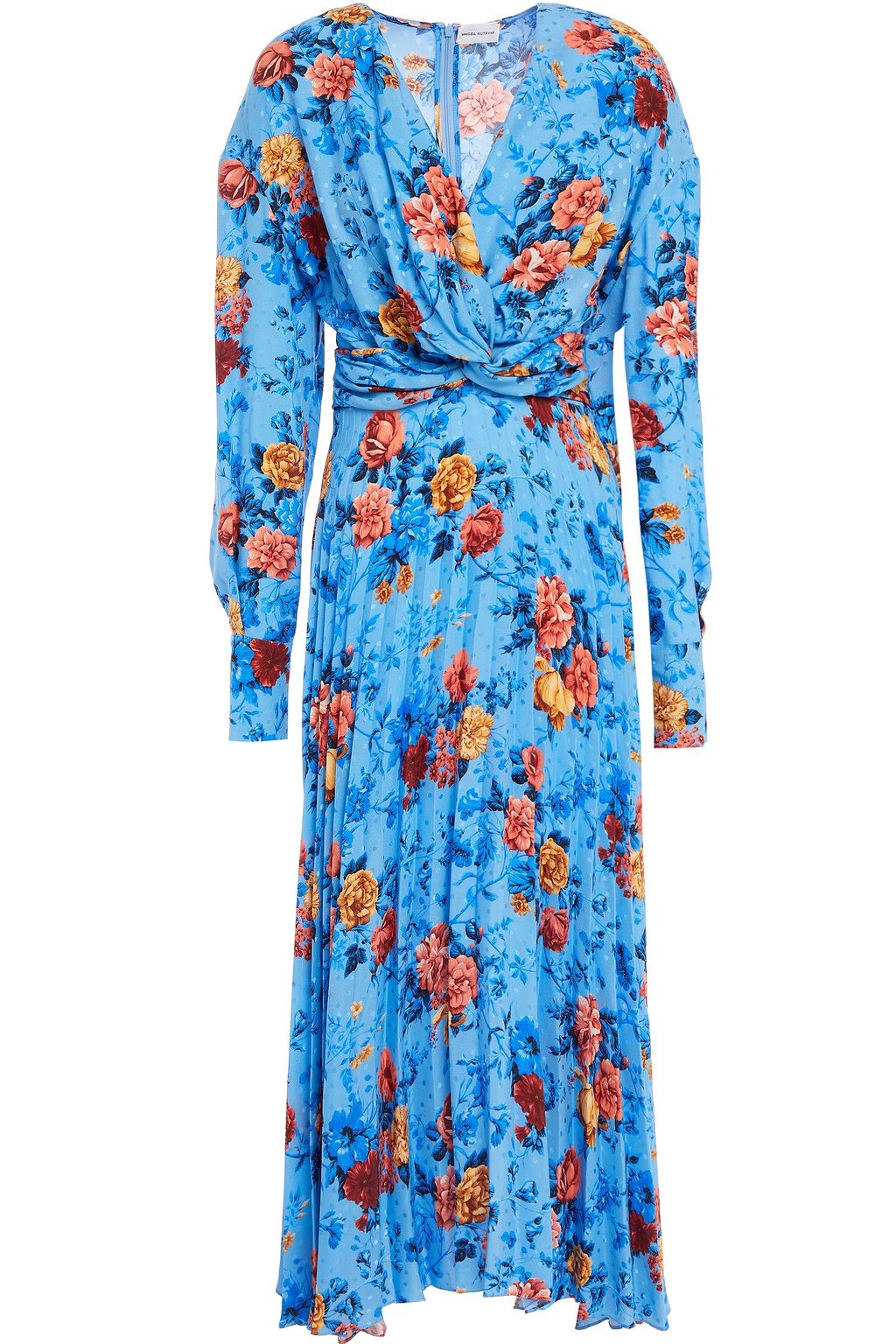 Magda butrym milano pleated silk dress Clearance