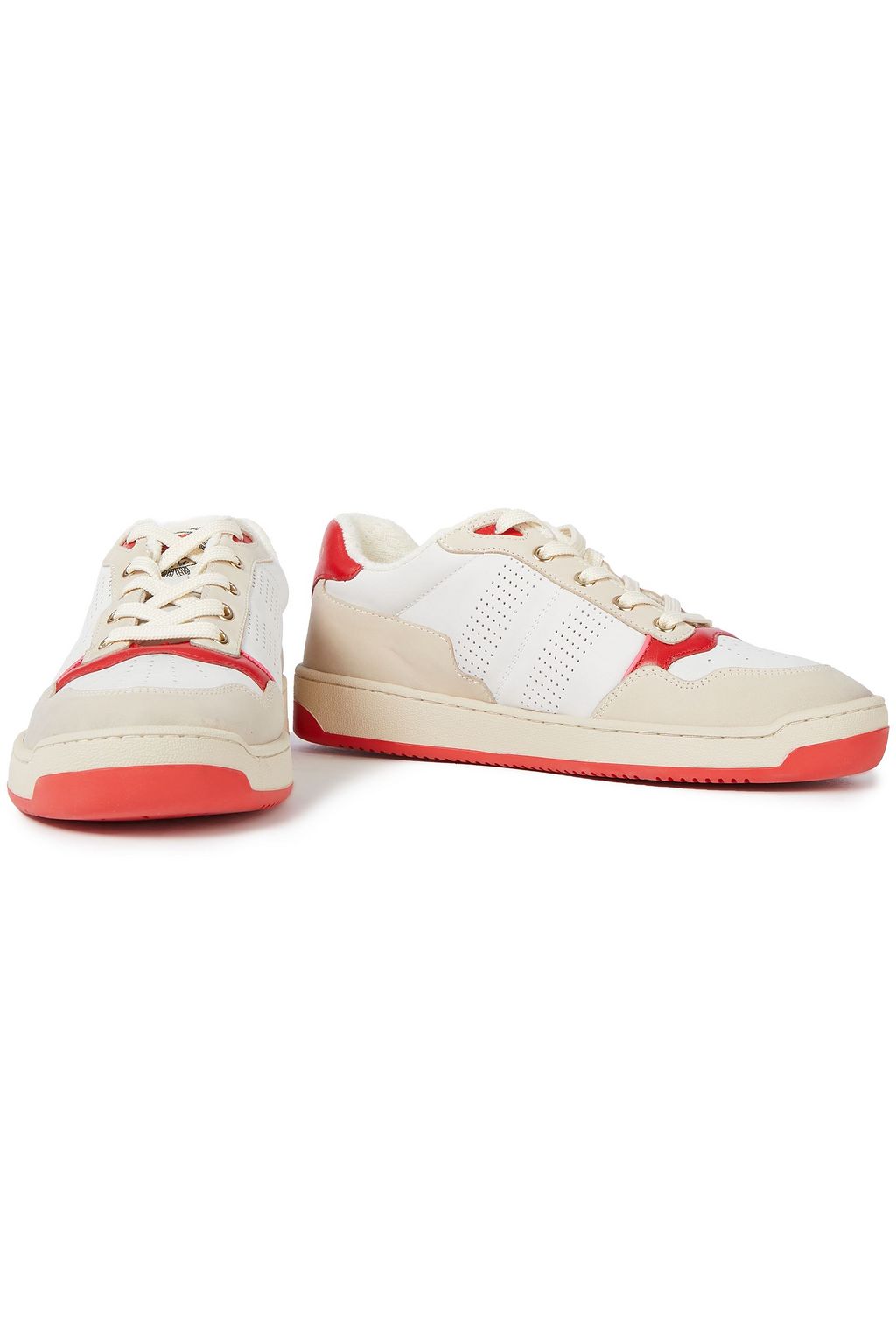 SANDRO Sneakers aus lasergeschnittenem Leder