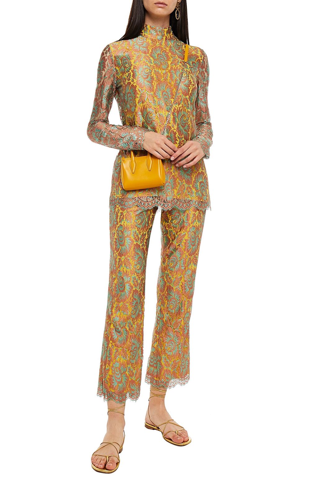 ETRO Lace straight-leg pants