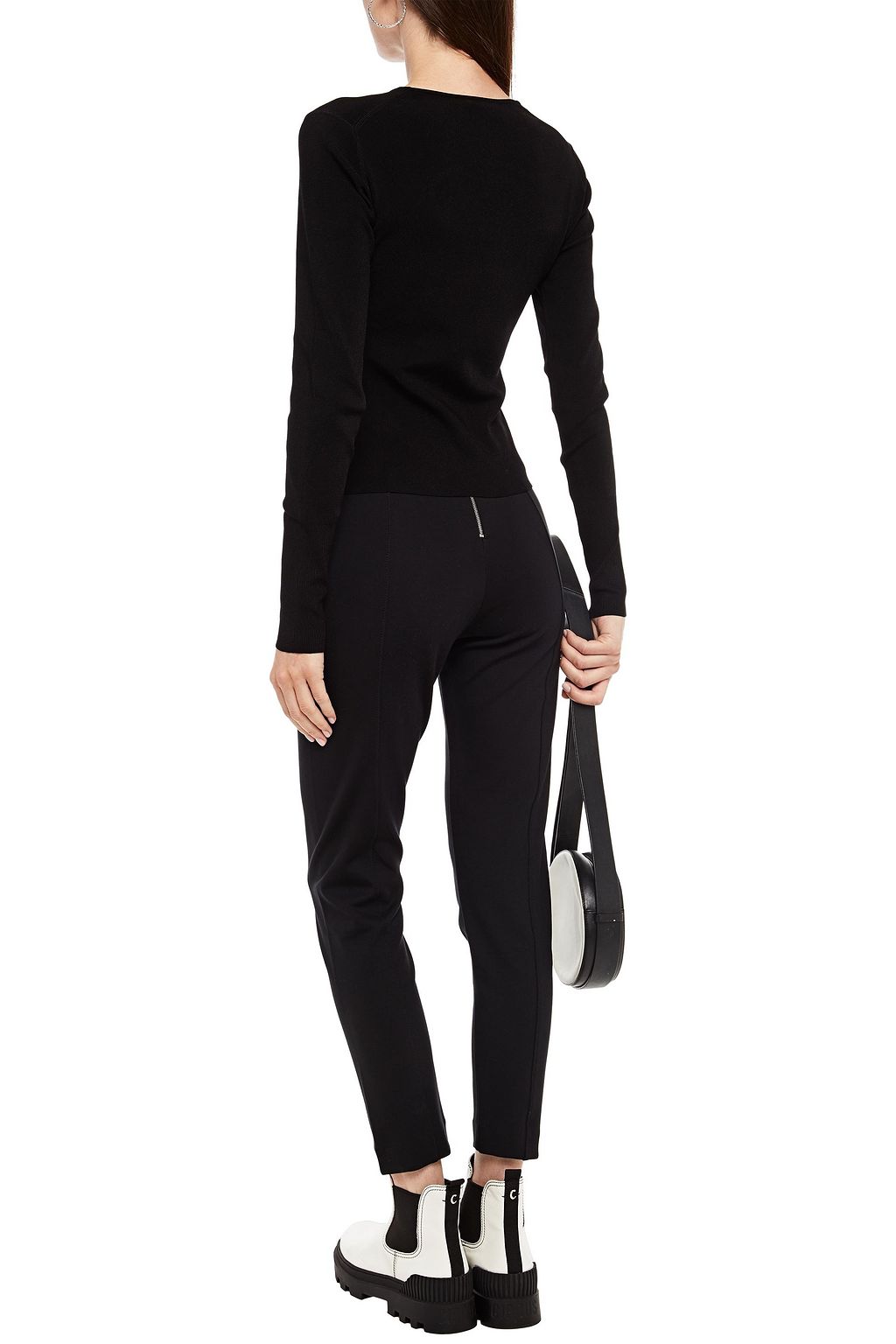 NINETY PERCENT Stretch-jersey skinny pants