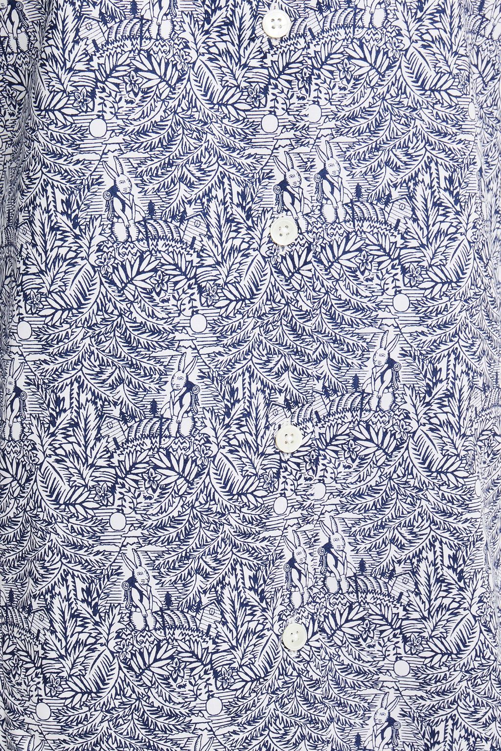 PS PAUL SMITH Printed cotton-poplin shirt