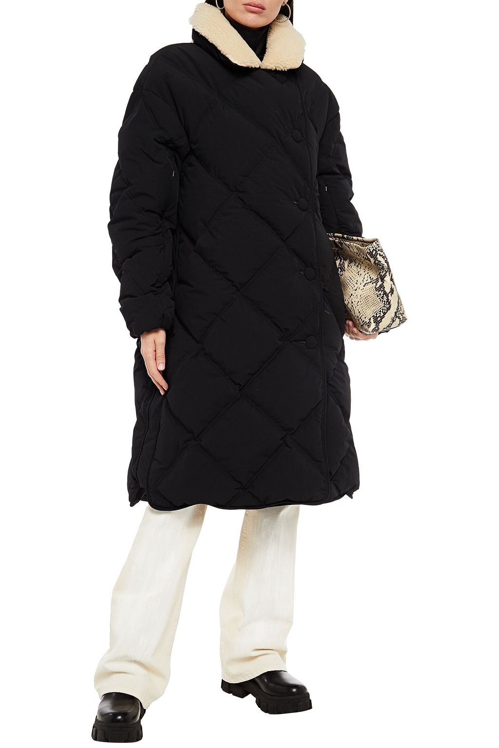 IENKI IENKI Rebecca oversized quilted shell down coat