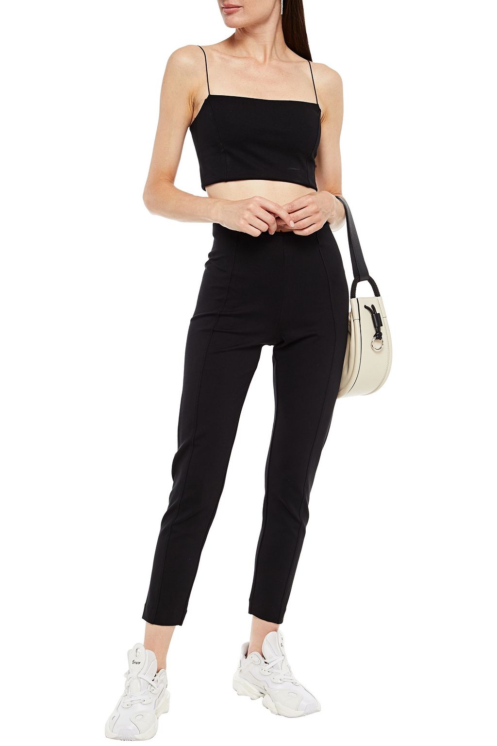 NINETY PERCENT Stretch-jersey bra top
