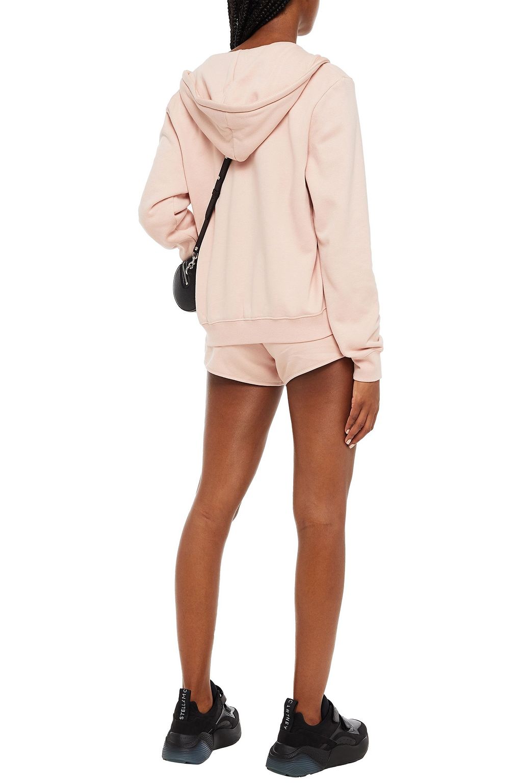 NINETY PERCENT Organic French cotton-terry hoodie