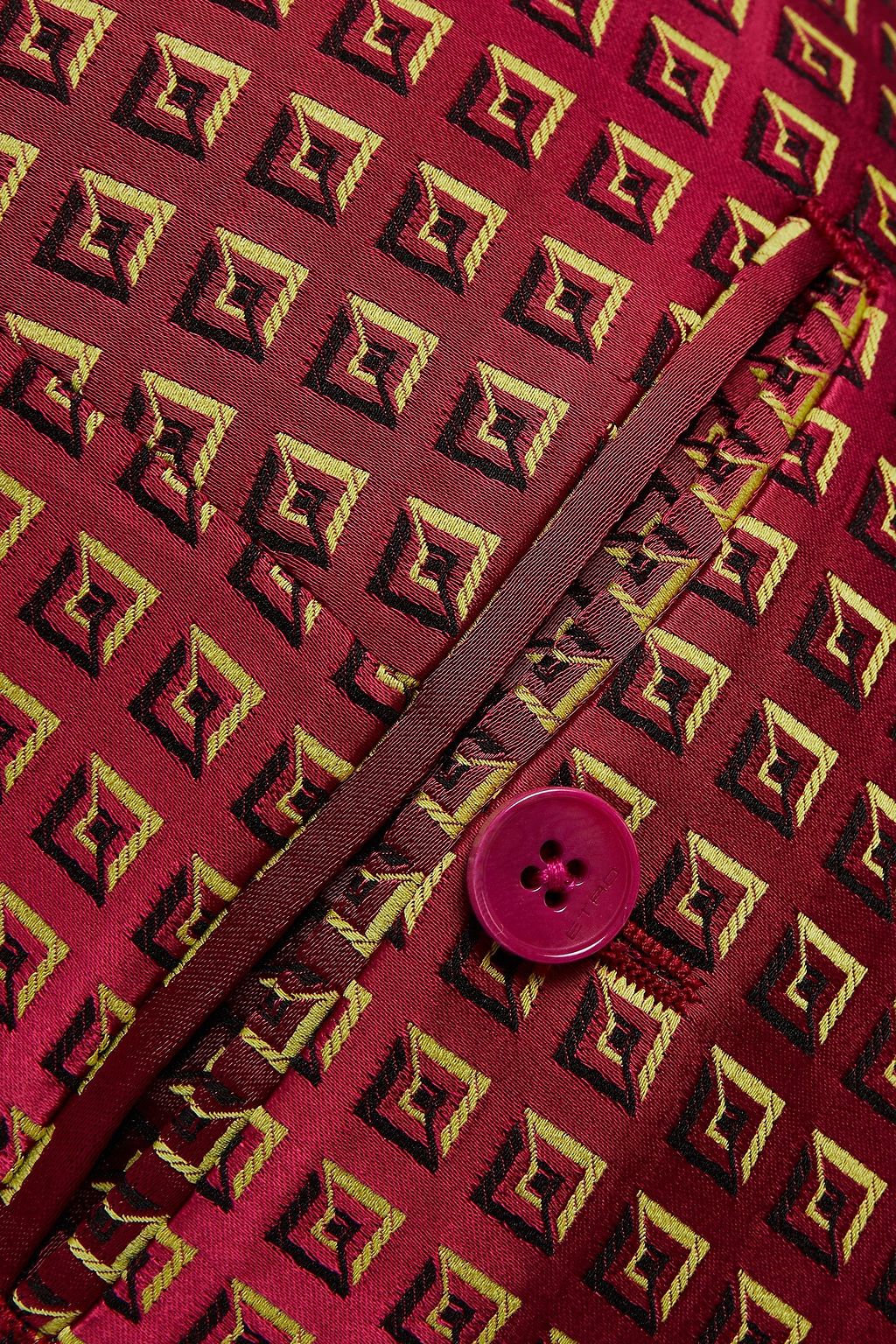 ETRO Satin-jacquard slim-leg pants