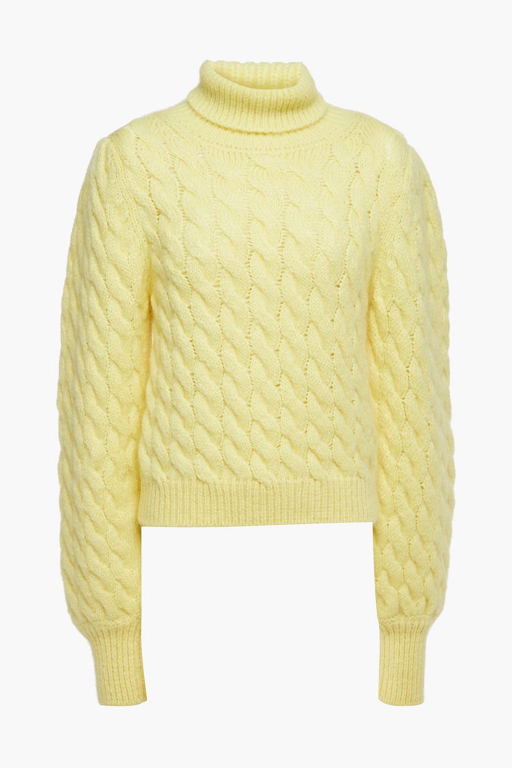 Gelb Rollkragenpullover mit Zopfstrickmuster | bis -70% | PAUL & JOE OUTNET | PAUL & JOE | THE OUTNET