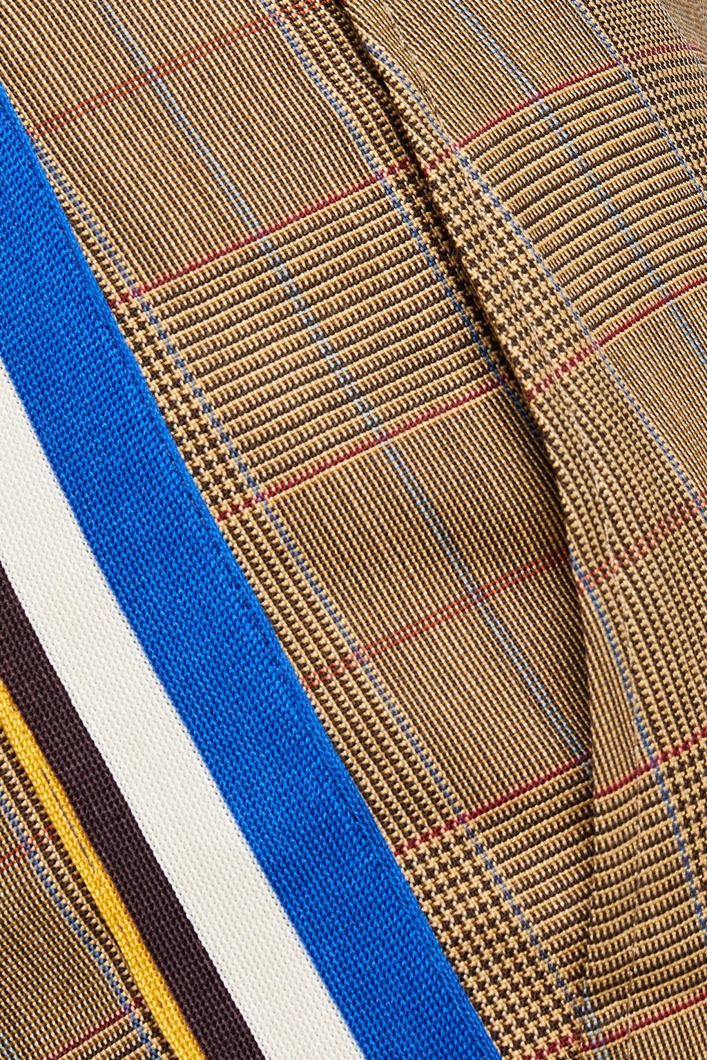 ETRO Checked wool straight-leg pants