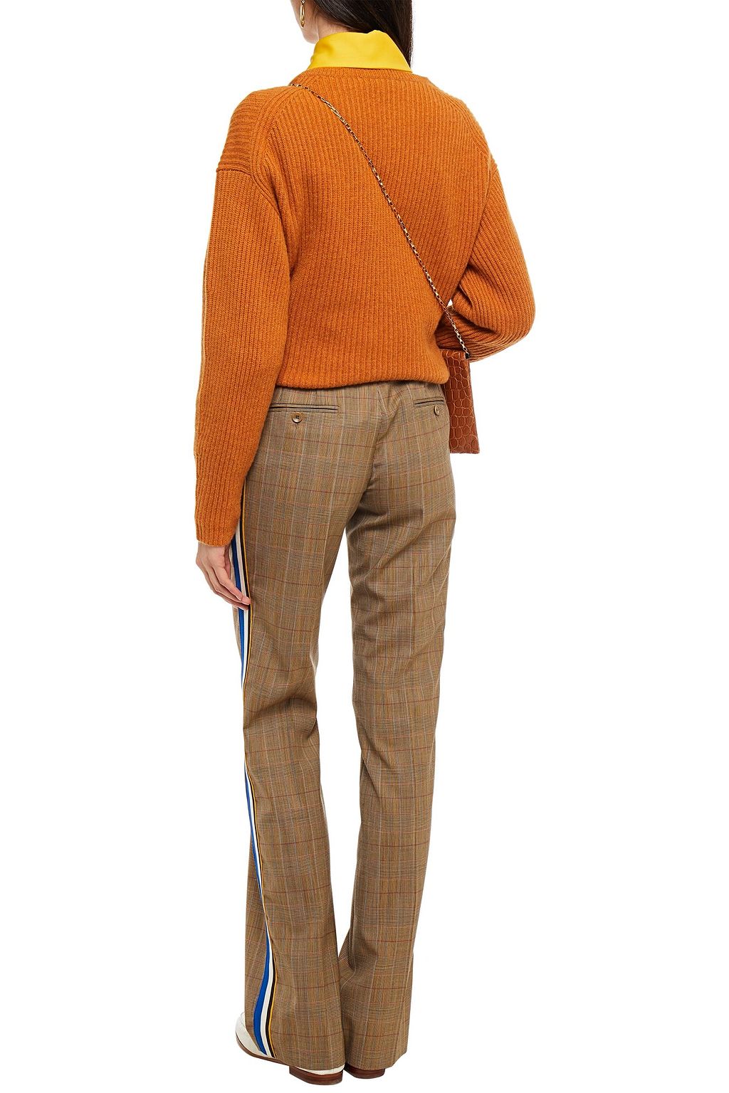 ETRO Checked wool straight-leg pants