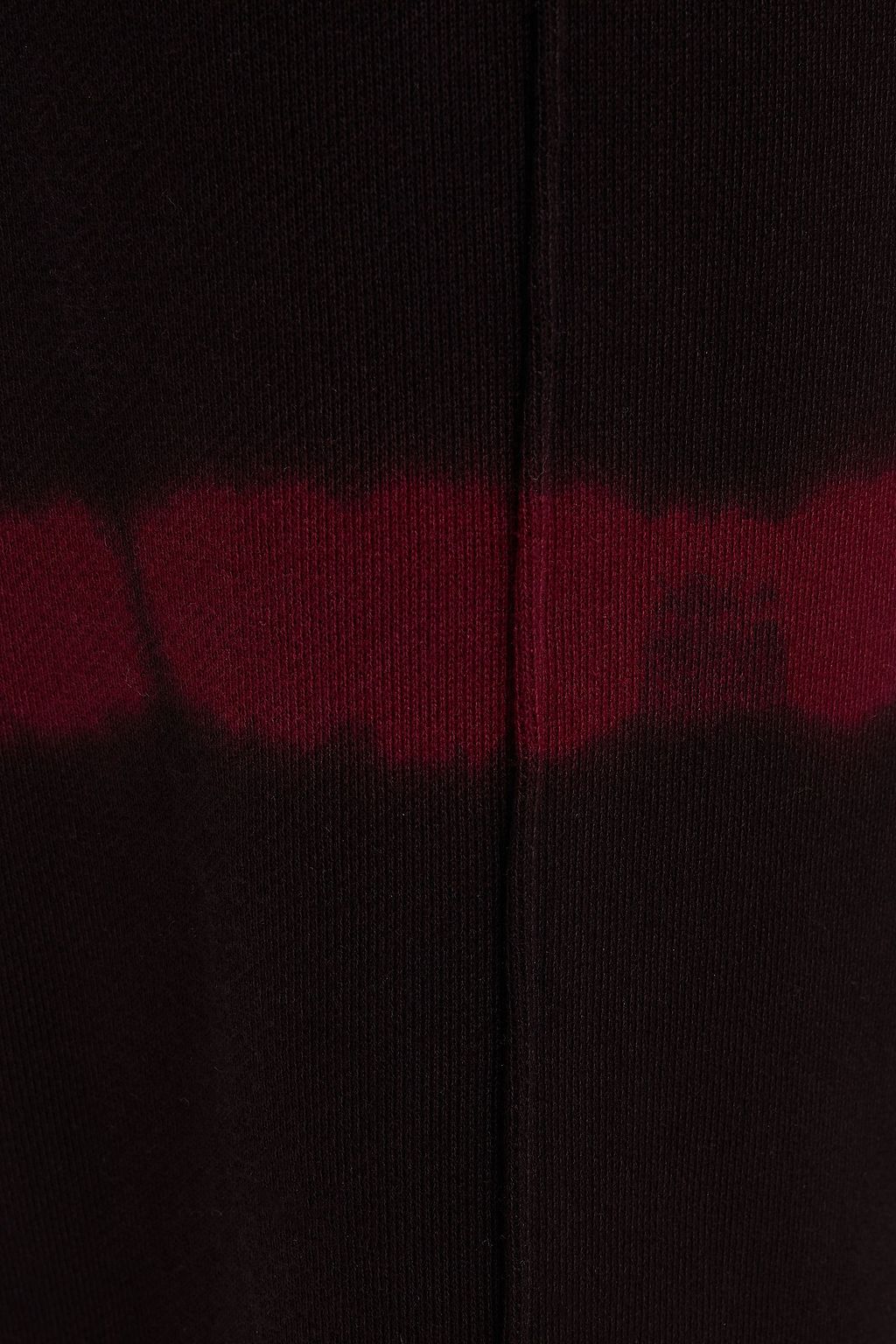 NINETY PERCENT Tie-dyed French cotton-terry track pants
