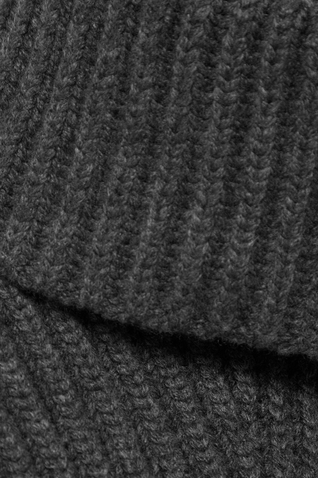 THE ROW Aso ribbed cashmere turtleneck tank
