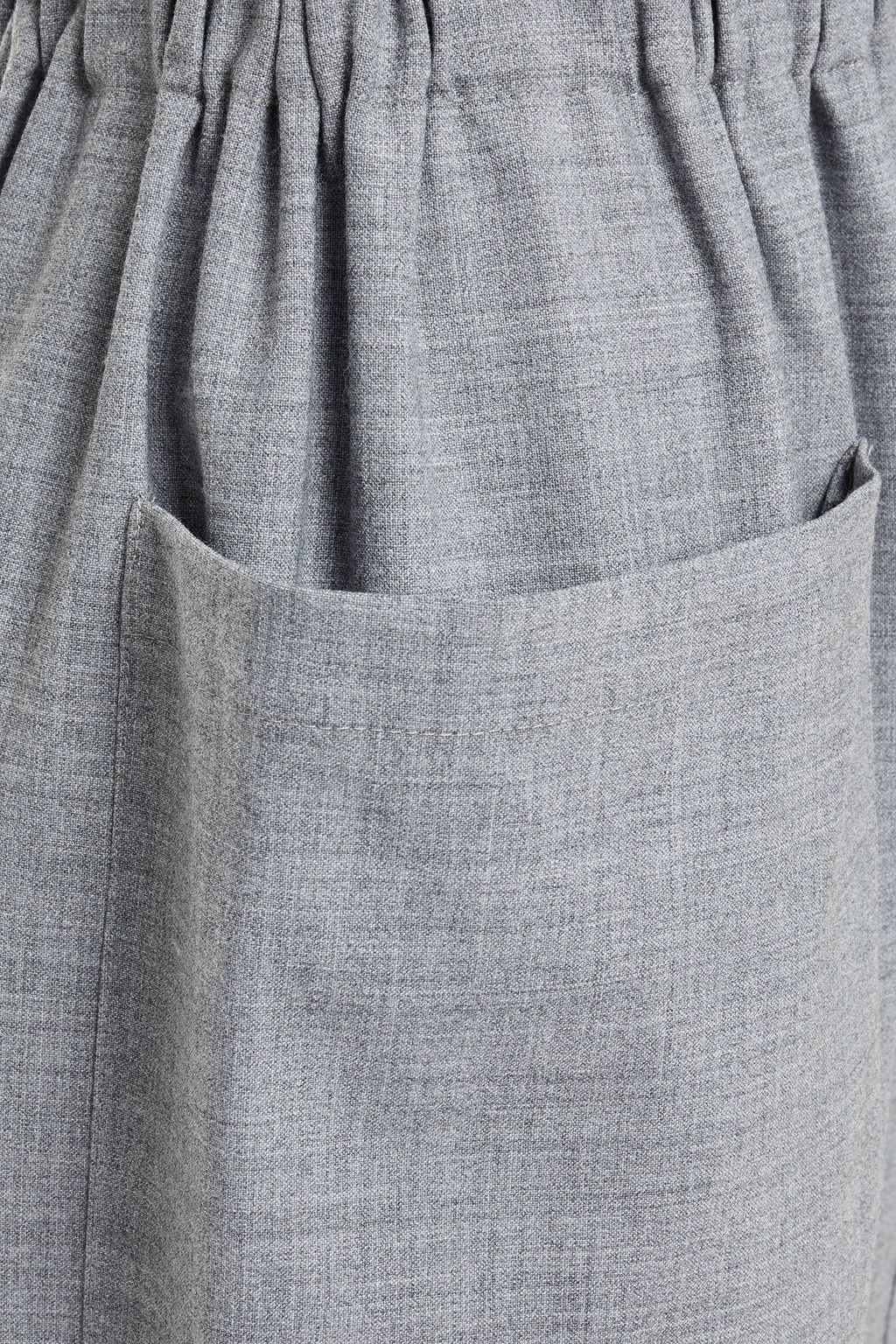 SEA Mélange woven straight-leg pants