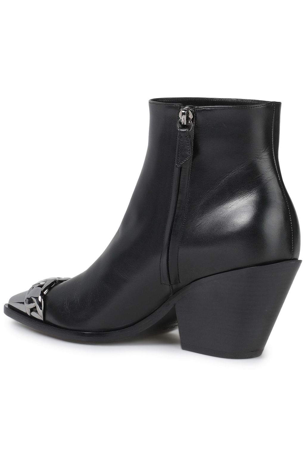 CASADEI Embellished leather ankle boots
