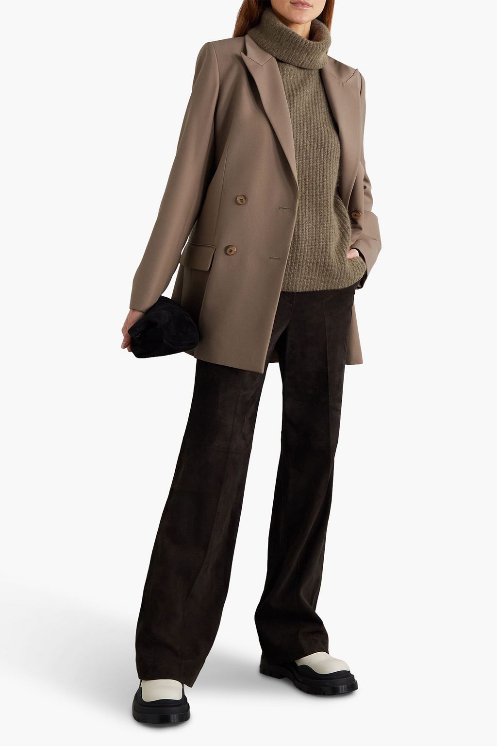 ARCH4 Ribbed cashmere turtleneck sweater