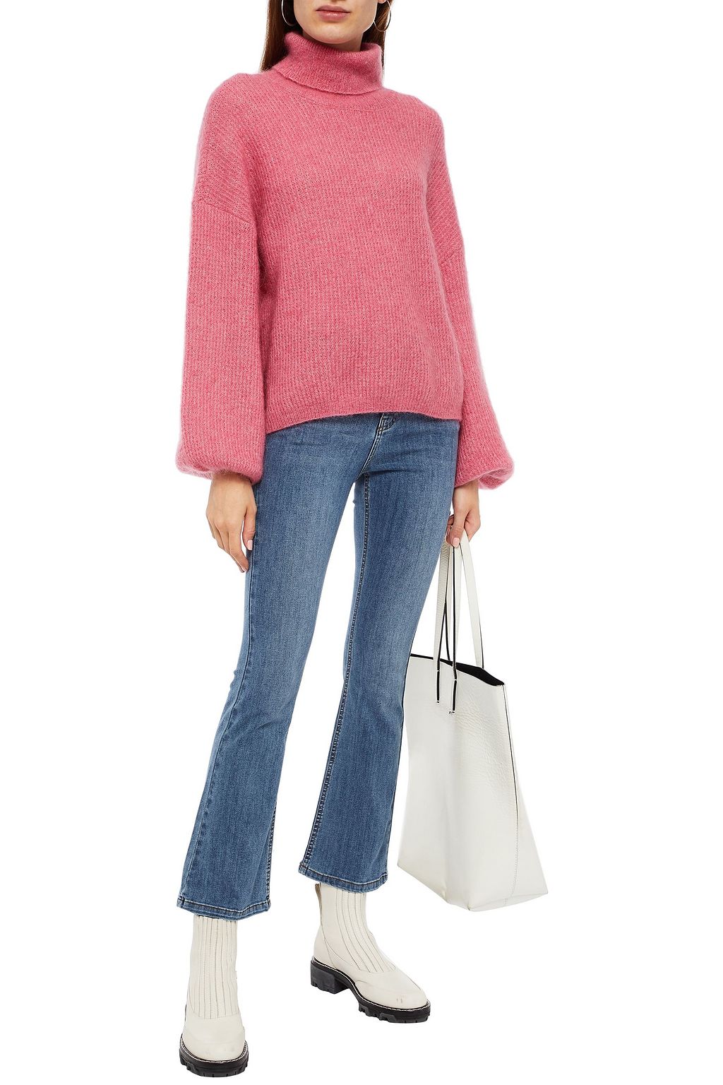 GESTUZ High-rise kick-flare jeans