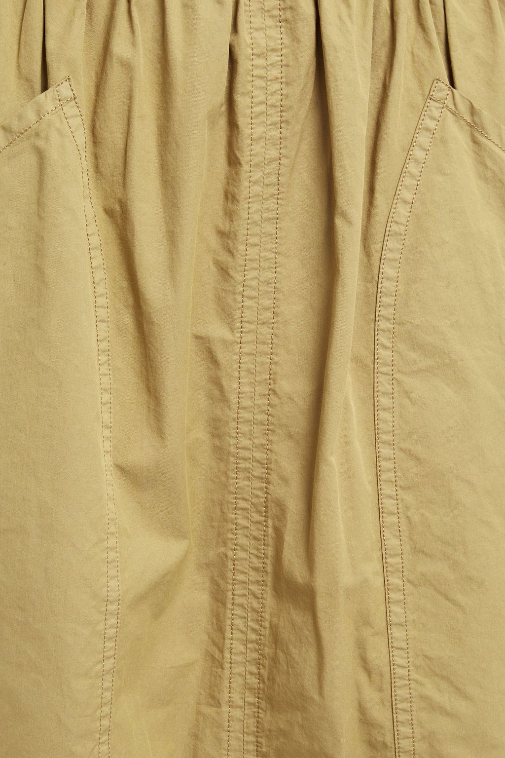 SEA Cotton-poplin midi skirt