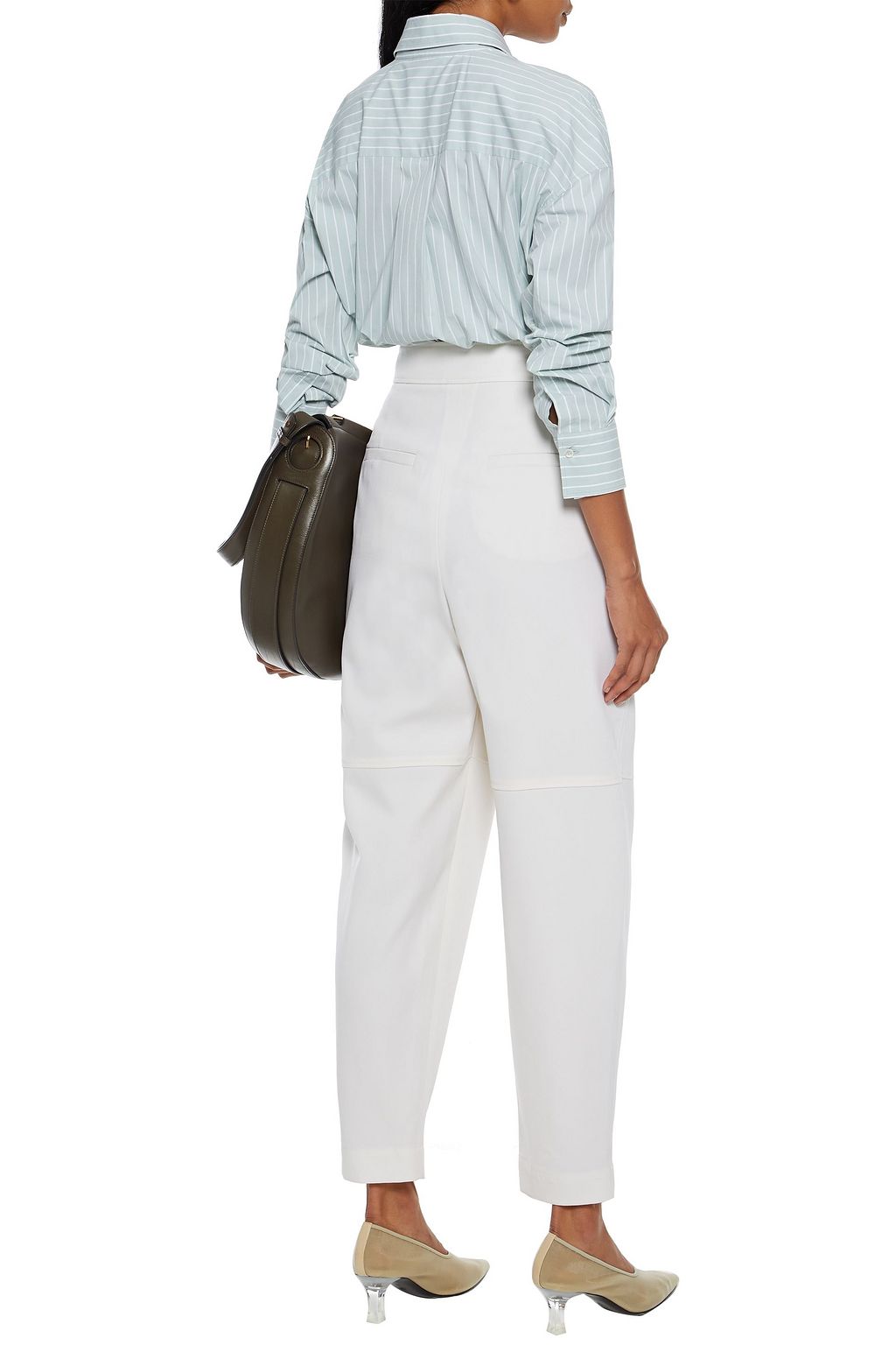 BRUNELLO CUCINELLI Wool-twill tapered pants