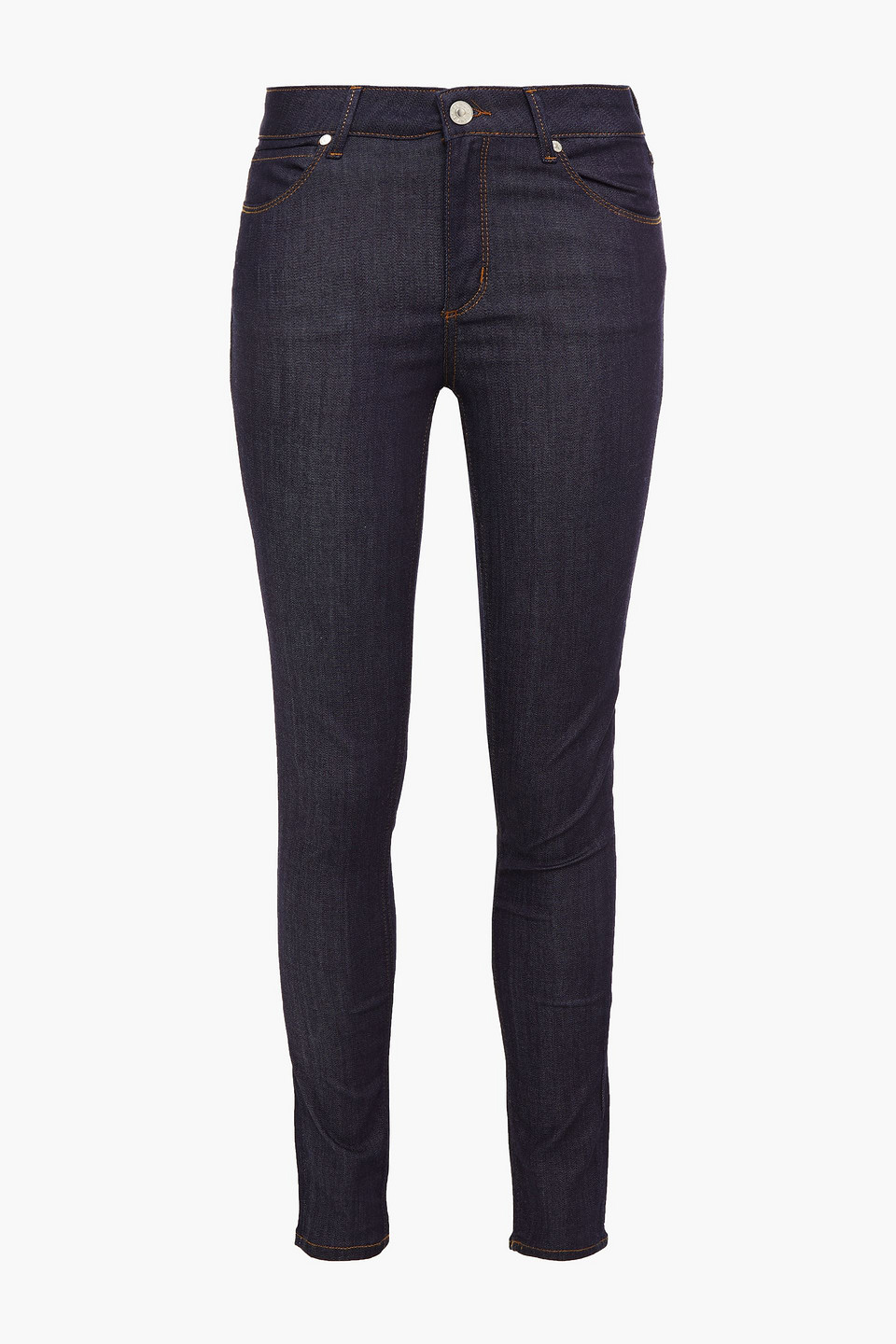 Mid-rise skinny jeans