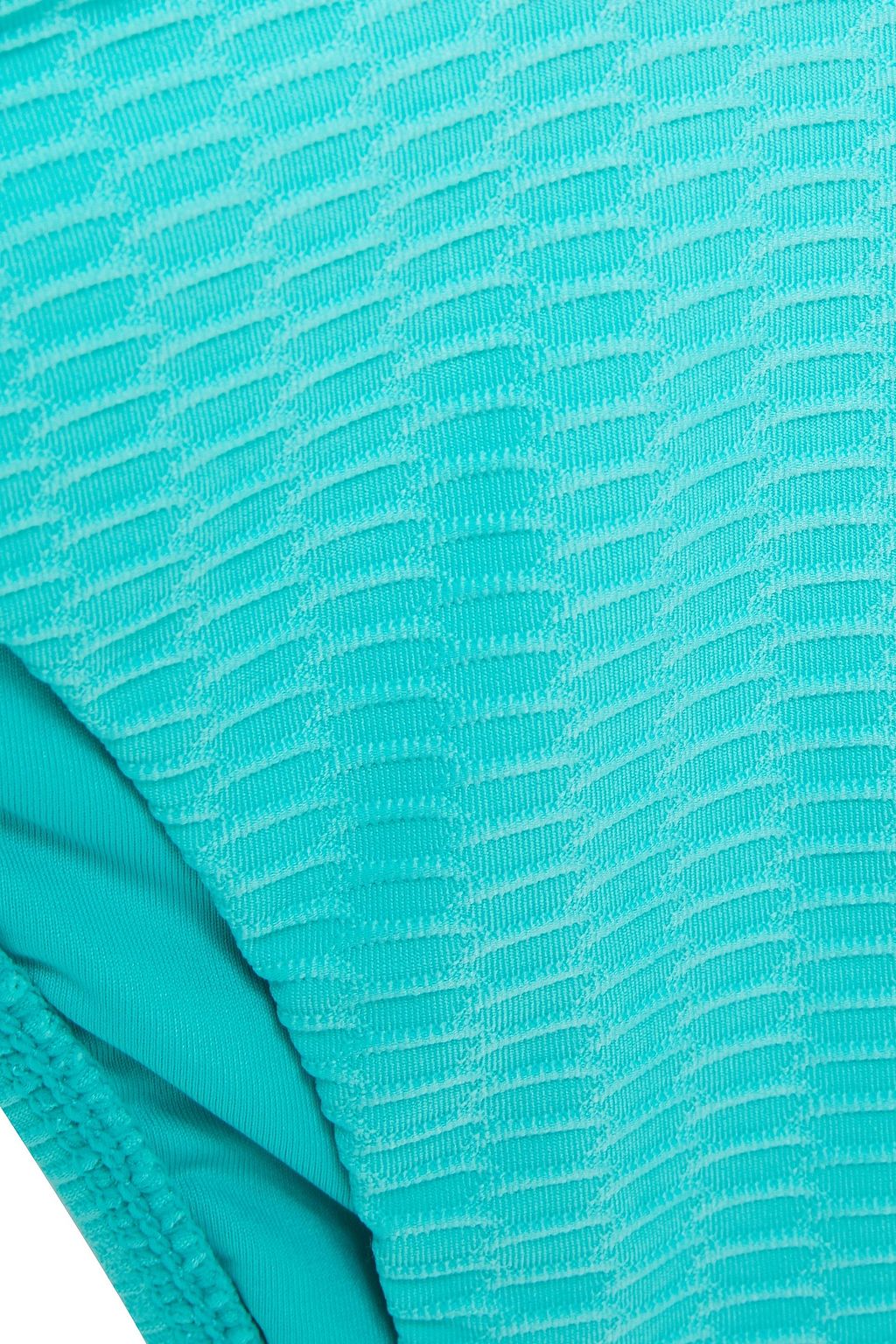 SEAFOLLY Mid-rise cloqué bikini briefs