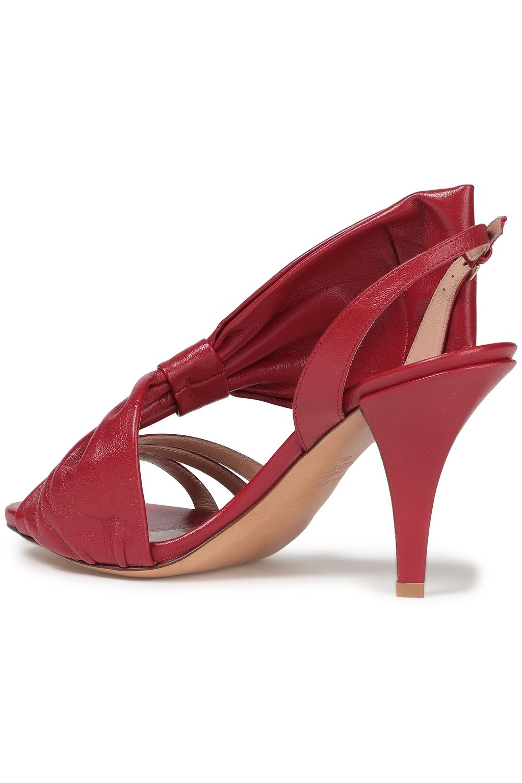 VALENTINO GARAVANI Bow-embellished leather sandals