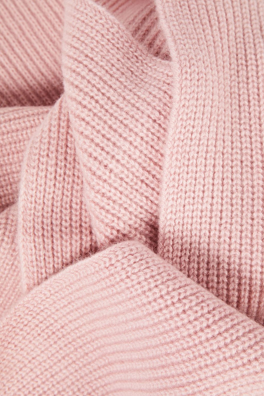 N.PEAL Ribbed cashmere scarf