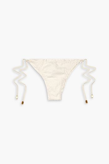 ÊTRE CÉCILE Macy printed low-rise bikini briefs