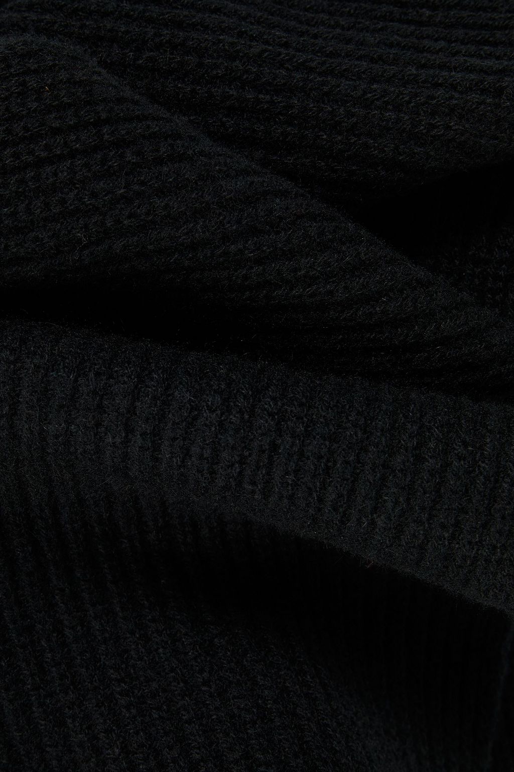 N.PEAL Ribbed cashmere scarf