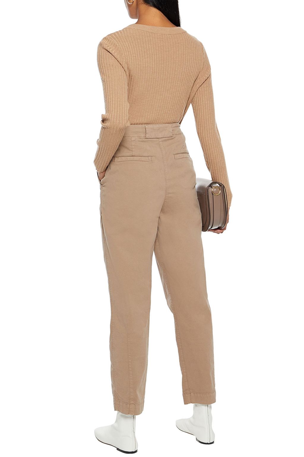 BRUNELLO CUCINELLI Cotton-blend twill tapered pants