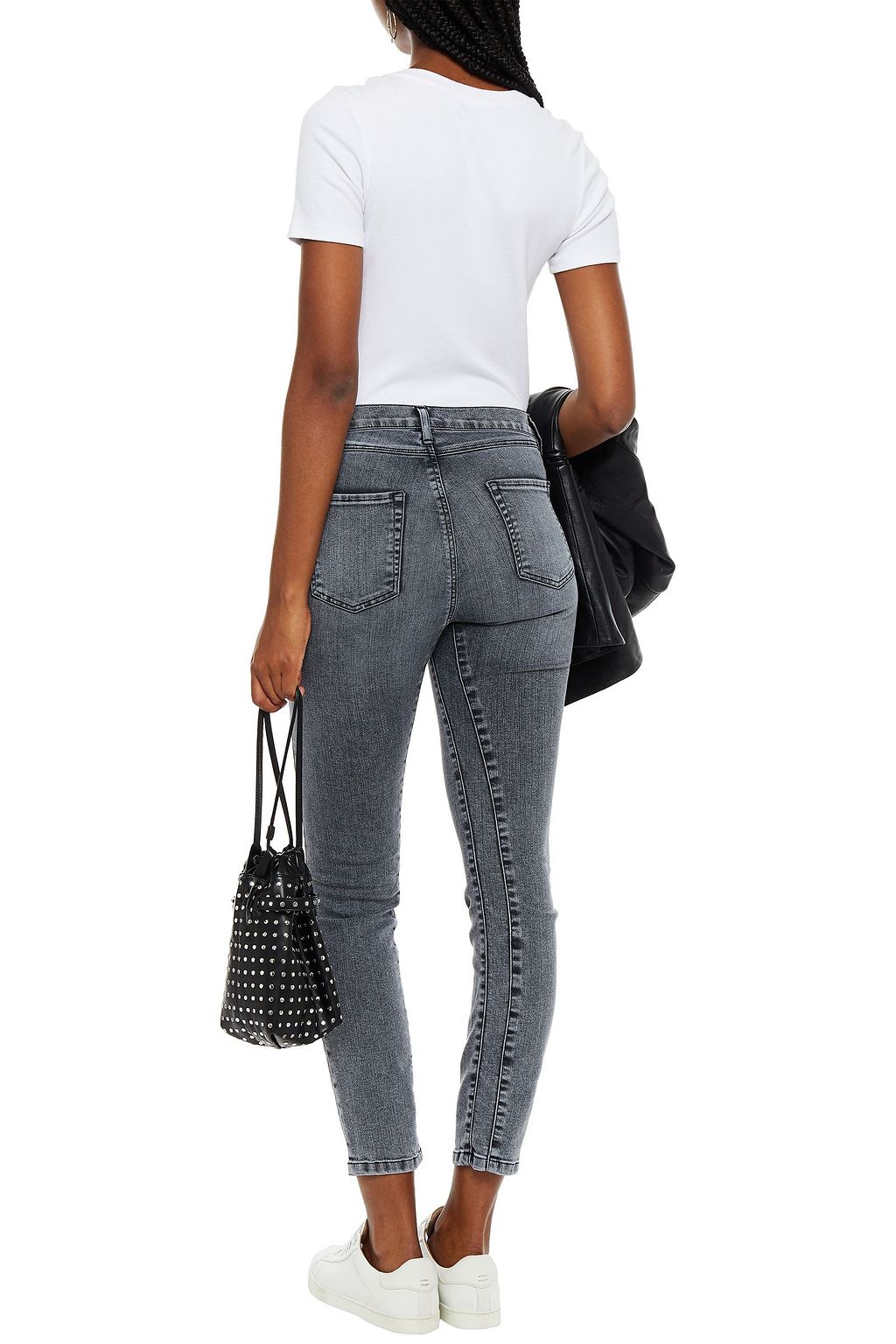 3X1 NYC Asha cropped high-rise skinny jeans