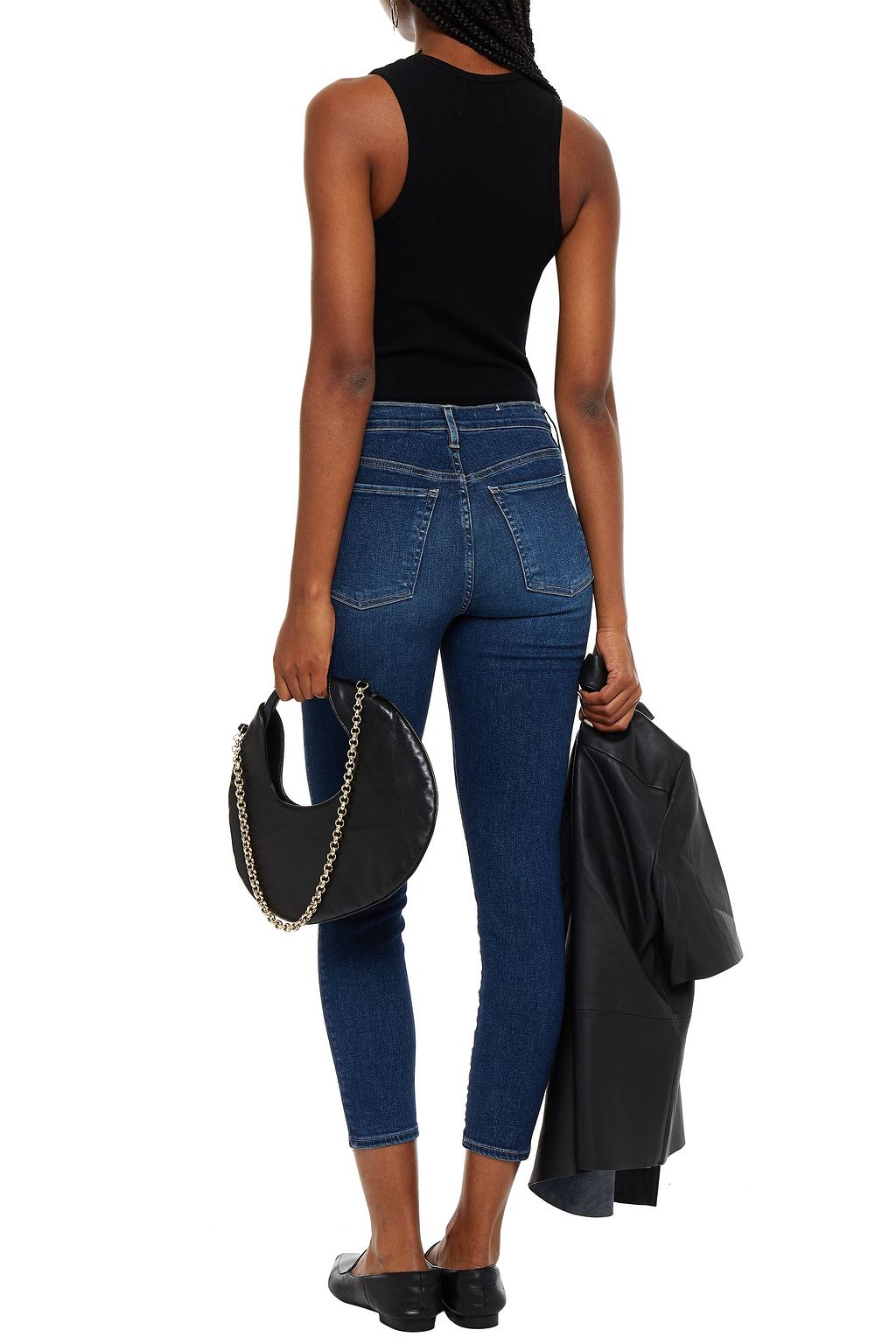 3X1 NYC Sophie cropped mid-rise skinny jeans