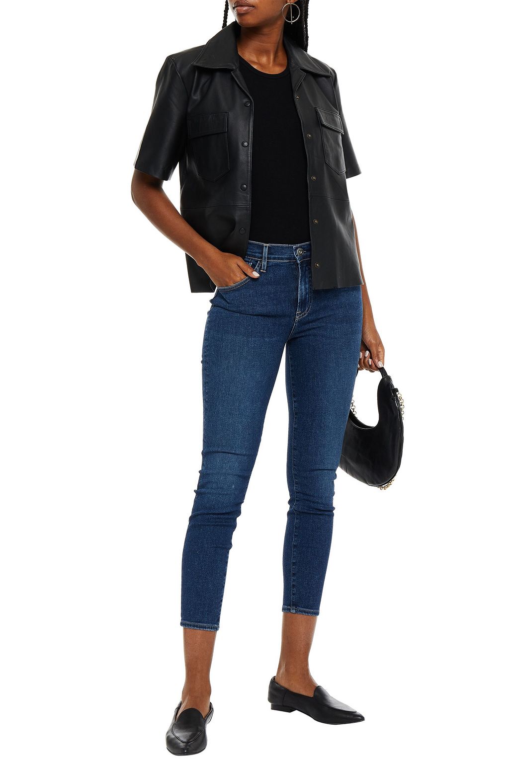 3X1 NYC Sophie cropped mid-rise skinny jeans