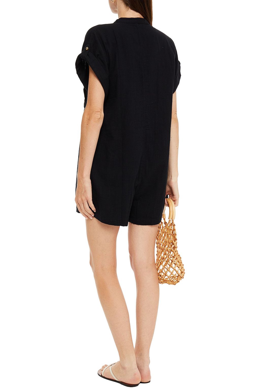 SEAFOLLY Cotton-gauze playsuit