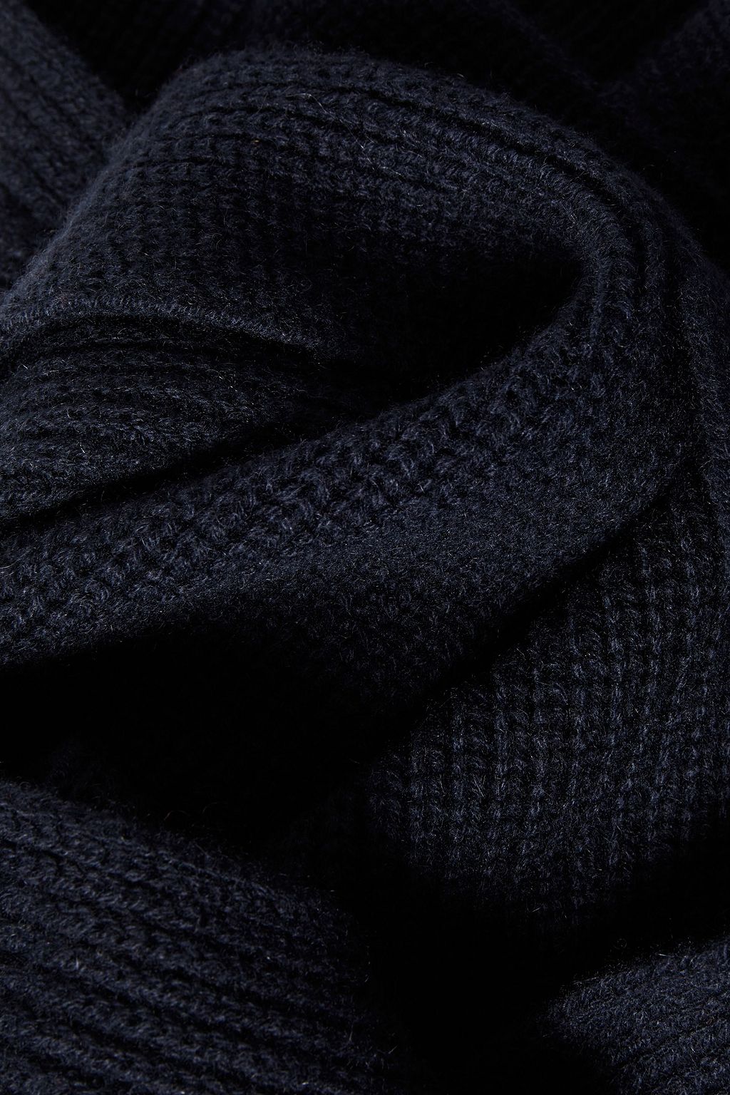 N.PEAL Ribbed cashmere scarf