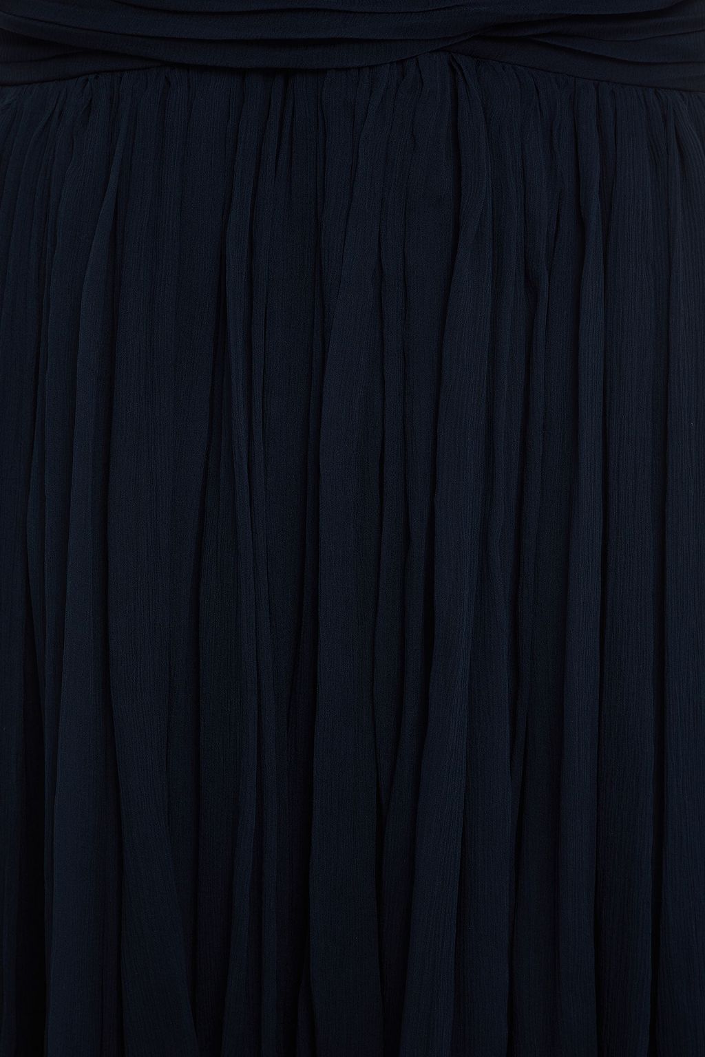 STELLA MCCARTNEY Open-back asymmetric silk-crepon dress
