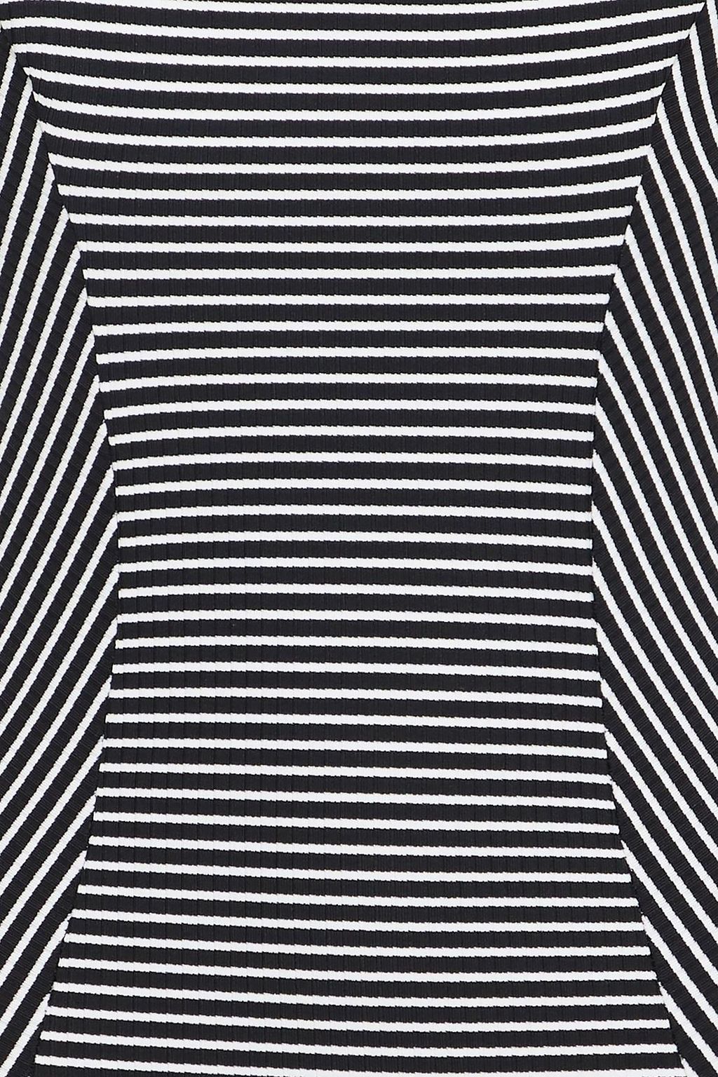 SEAFOLLY Cutout striped ribbed swimsuit