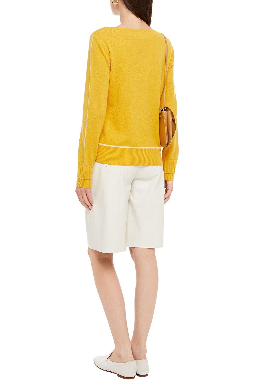 CHARLI Chamomile mélange cashmere sweater