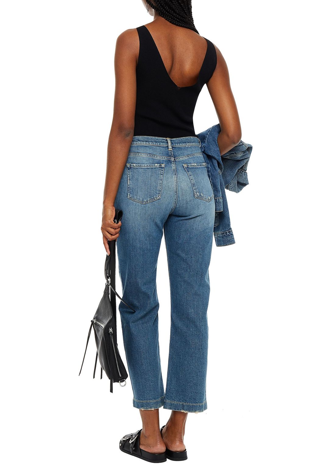 3X1 NYC High-rise straight-leg jeans