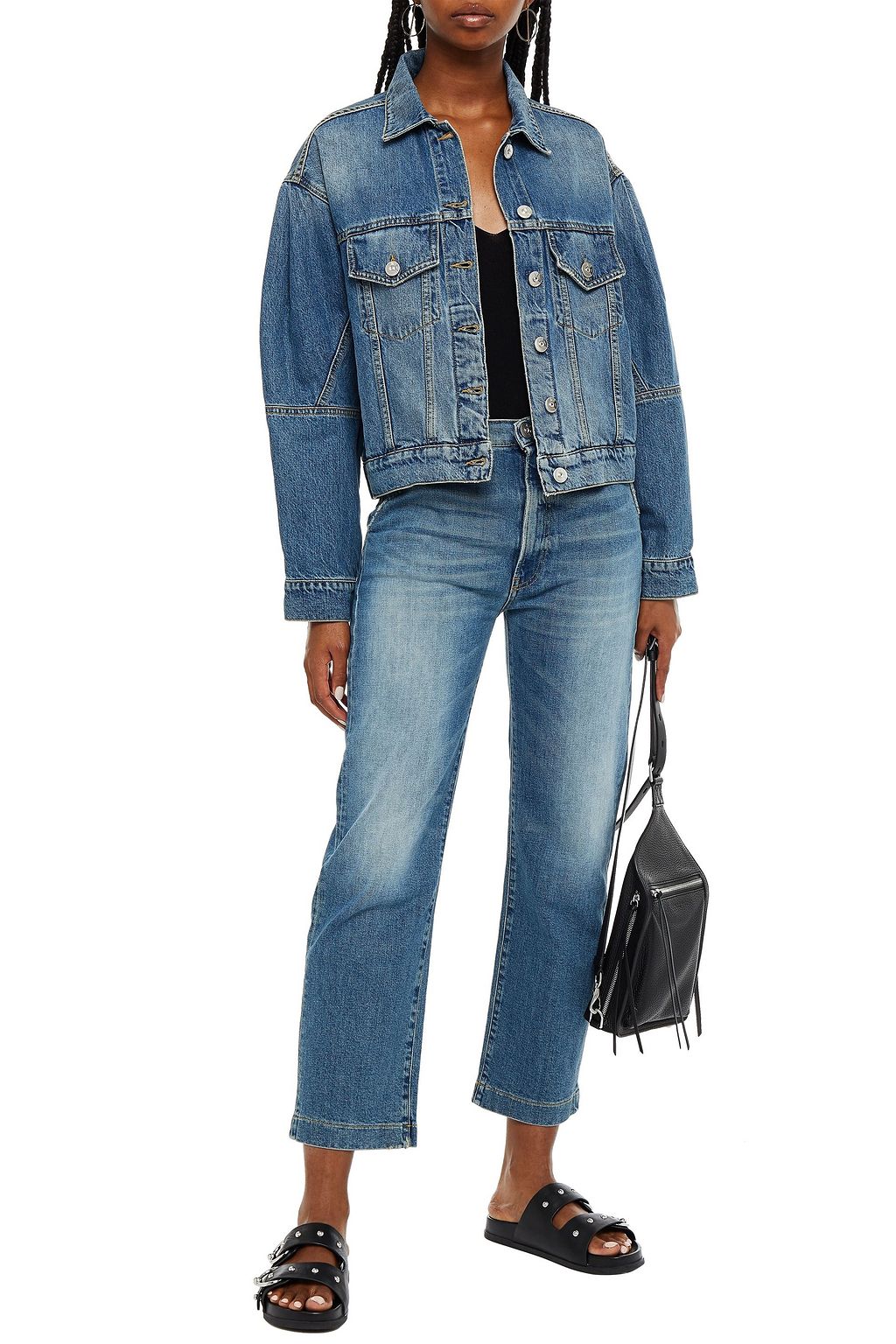 3X1 NYC High-rise straight-leg jeans