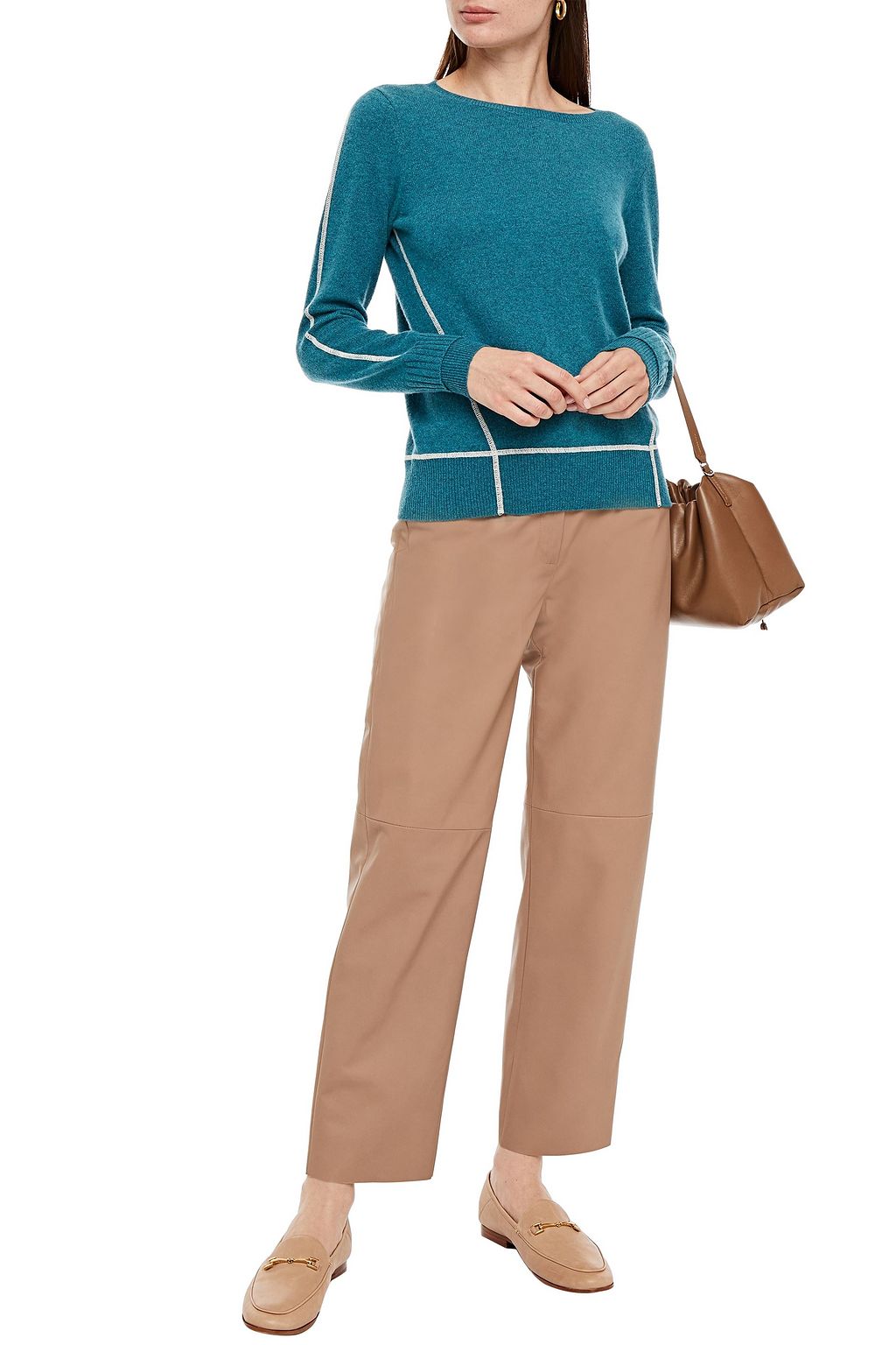 CHARLI Chamomile mélange cashmere sweater