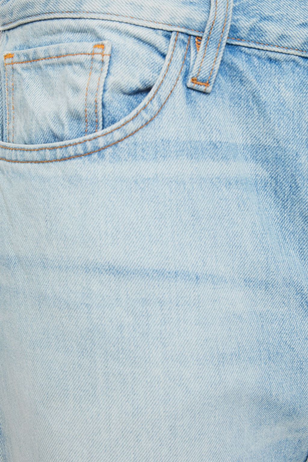 3X1 NYC + Mimi Cuttrell distressed high-rise straight-leg jeans