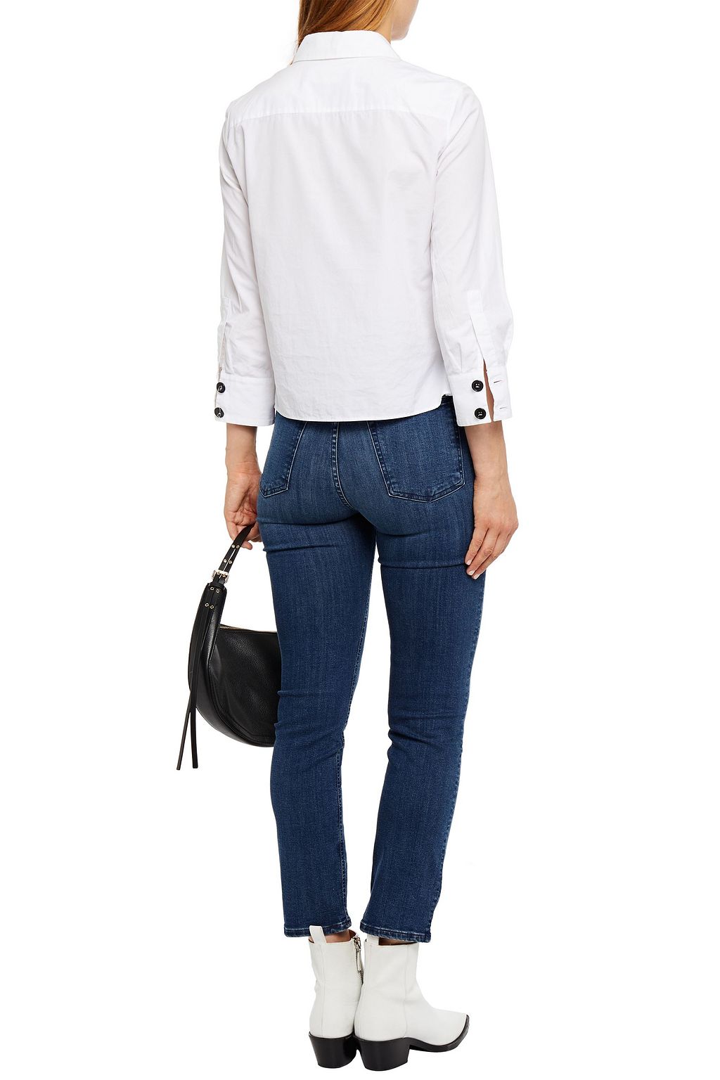 3X1 NYC Odette cropped high-rise slim-leg jeans