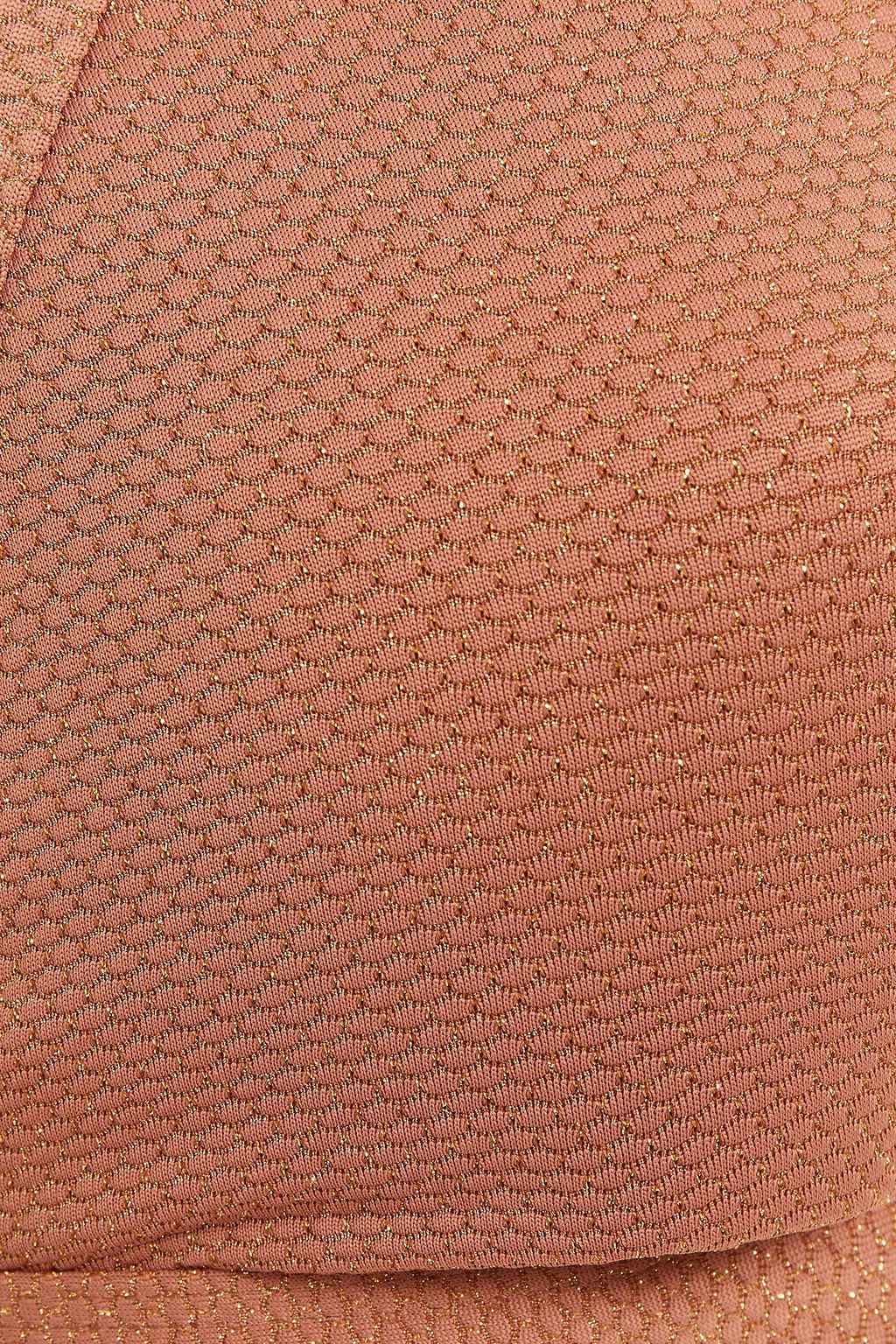 SEAFOLLY Stretch-piqué triangle bikini top