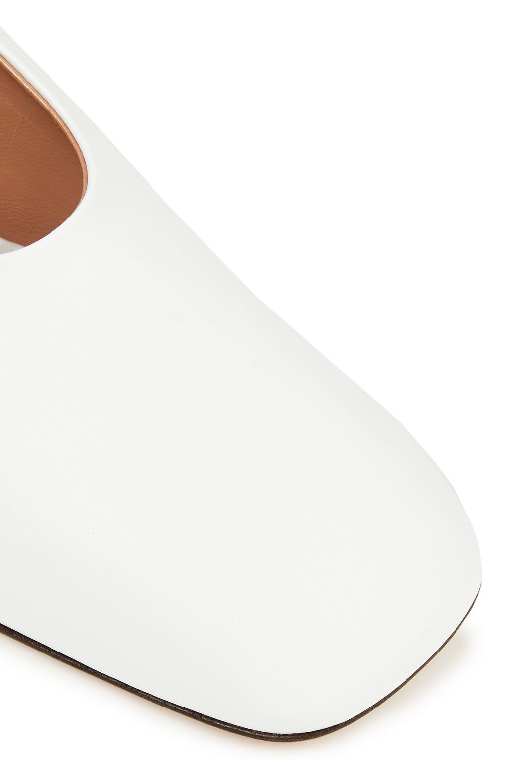 MARNI Leather slingback pumps