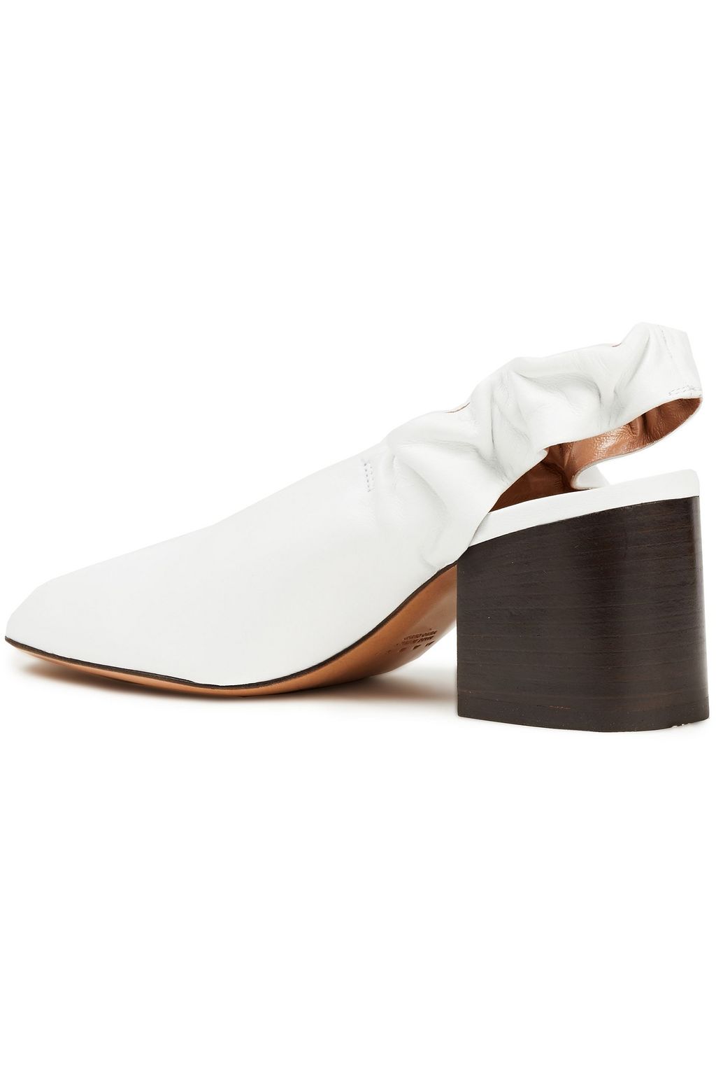 MARNI Leather slingback pumps