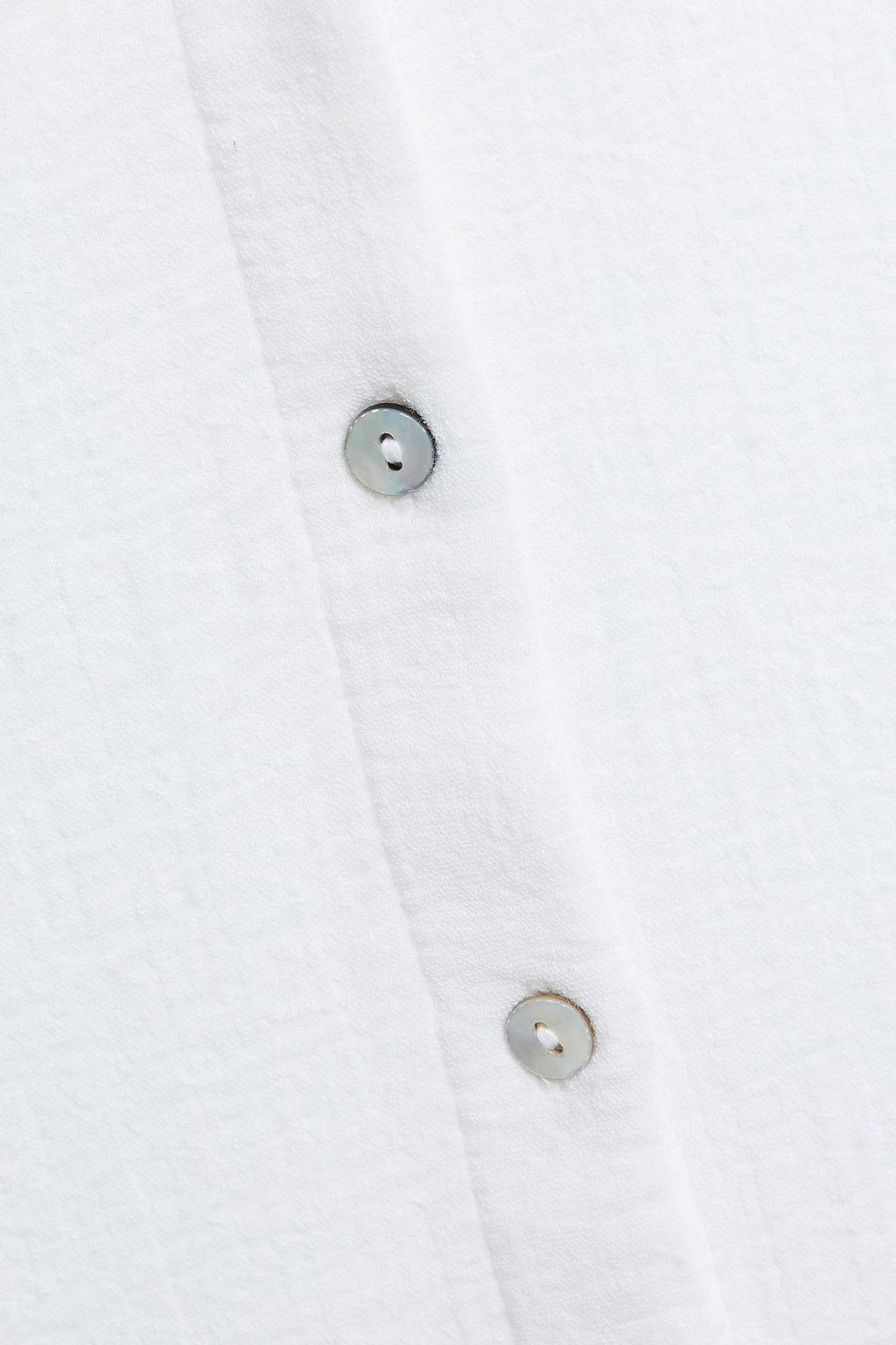 SEAFOLLY Crinkled cotton-gauze shirt
